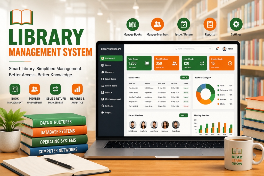 BOOKSKY Digital Library Management Web App
