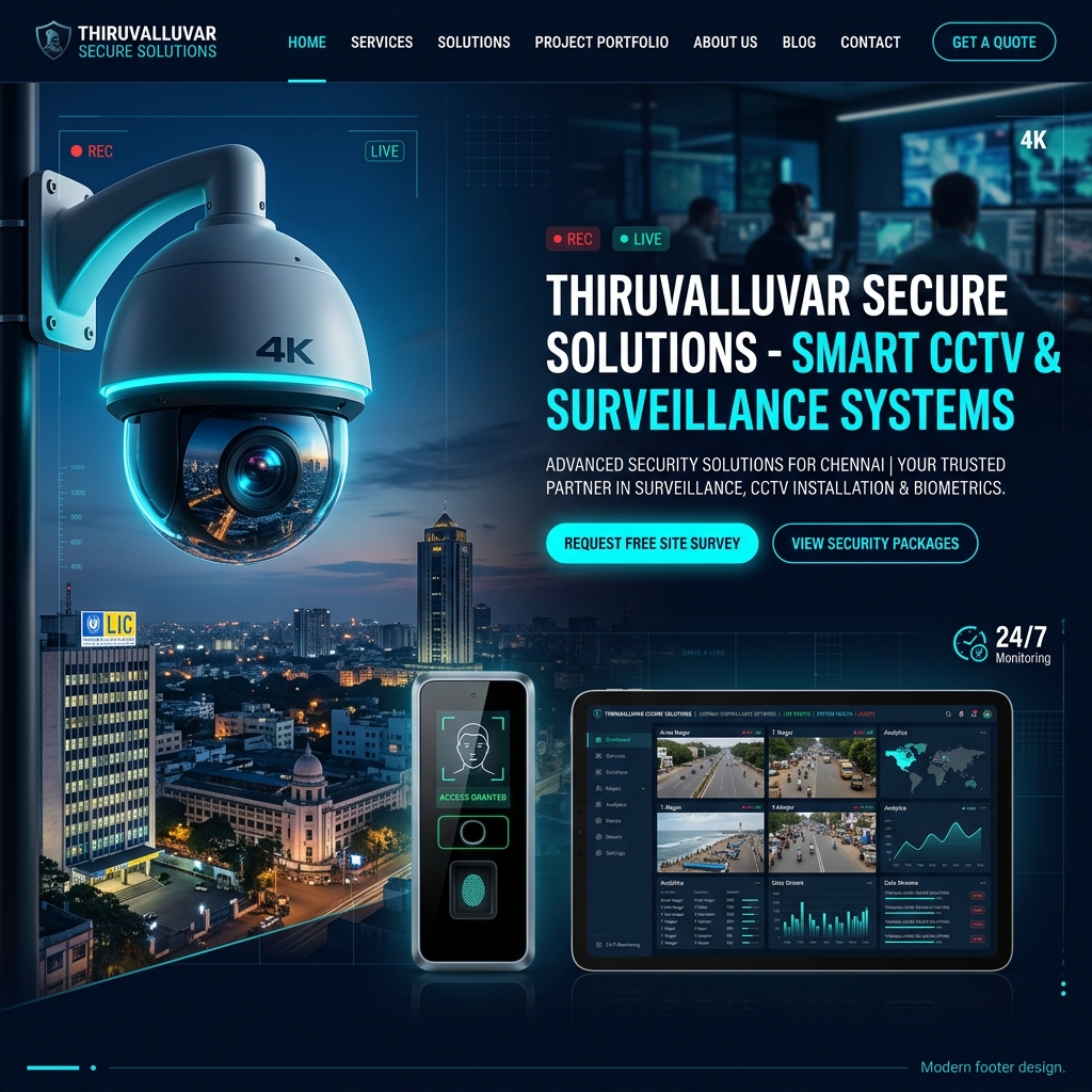 Thiruvalluvar Secure Solutions - CCTV & Security Systems